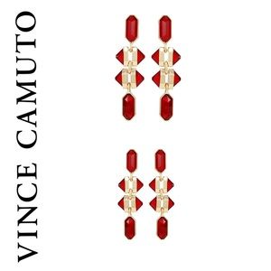 🐘 Vince Camuto Geometric Clip-On Earrings